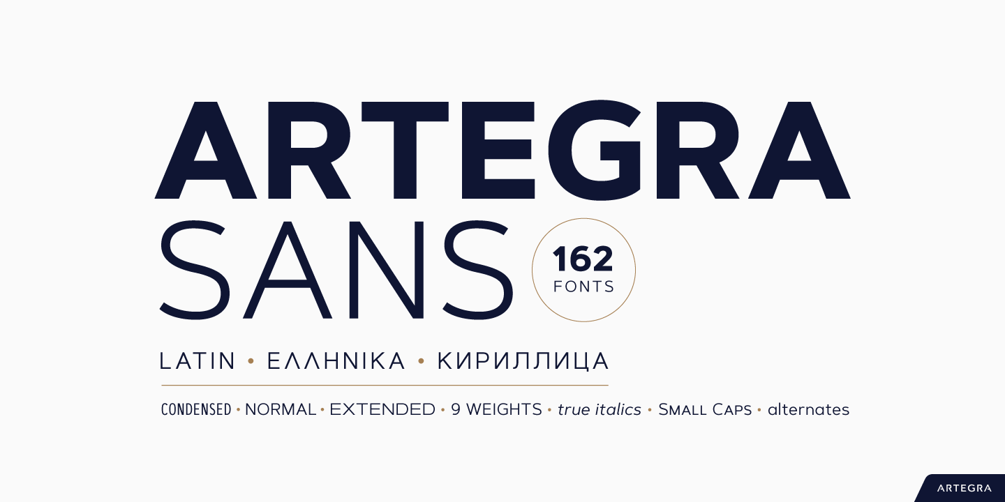 Artegra Sans Condensed Alt Font